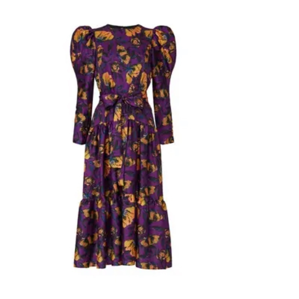 Delfi Collective Taylor Puff Sleeve Dress